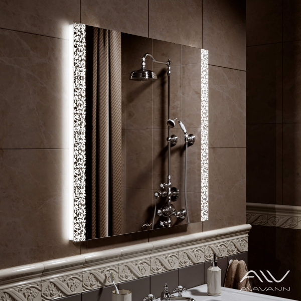 Зеркало Delveto 70 с подсветкой - изображение 2