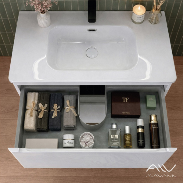 Тумба с раковиной Радо 80 белый - изображение 2