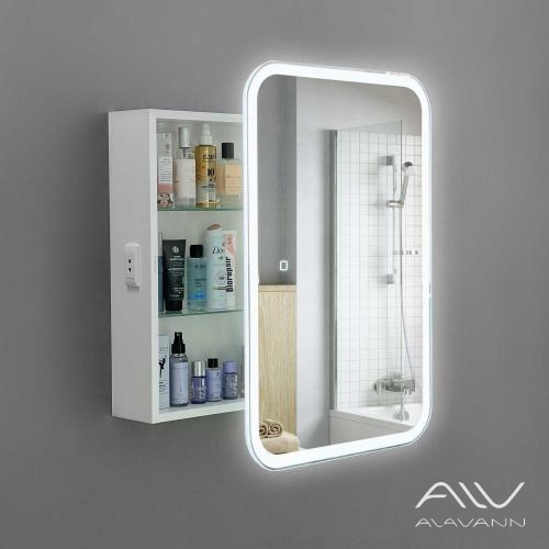 Зеркальный шкаф Cosmetic Light 60 с подсветкой и приближением