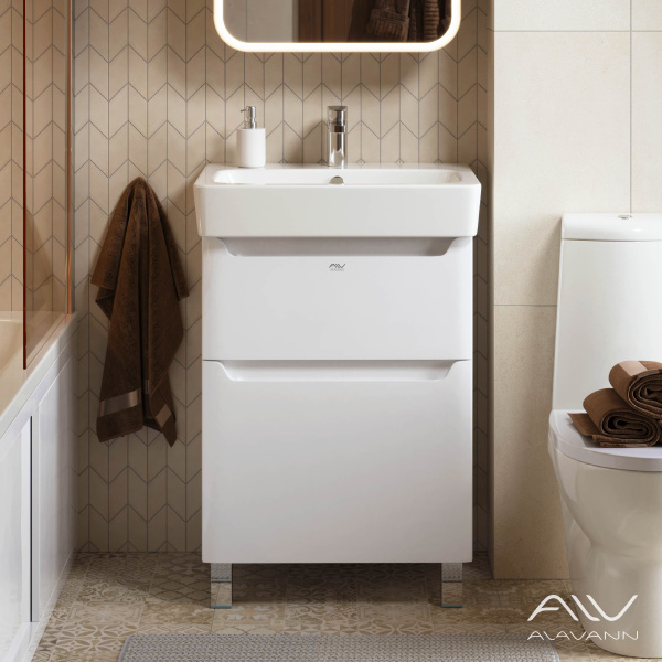 Тумба Lana 60 с умывальником Нео  - изображение 1