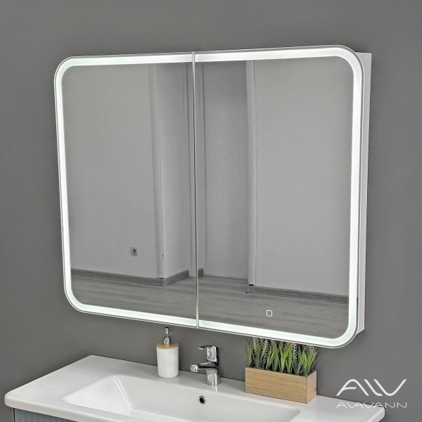 Зеркальный шкаф-трюмо Cosmetic Light 100 с подсветкой - изображение 7