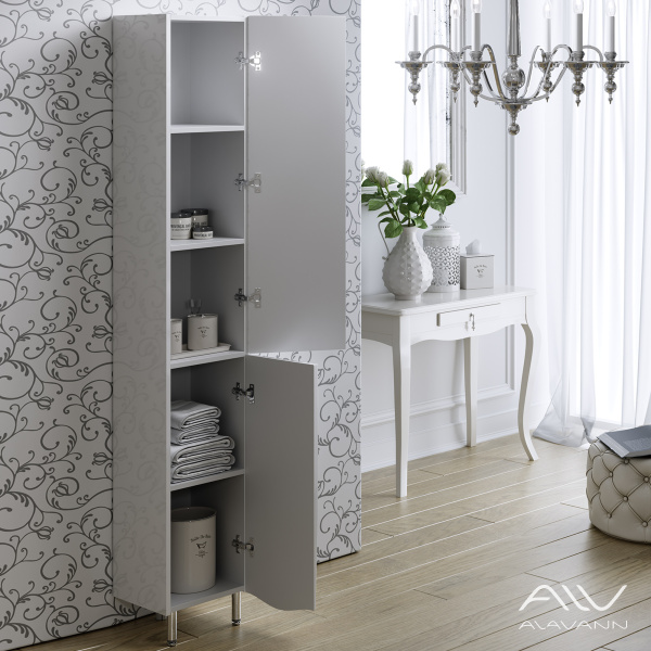 Шкаф-пенал Monaco 30 белый - изображение 2