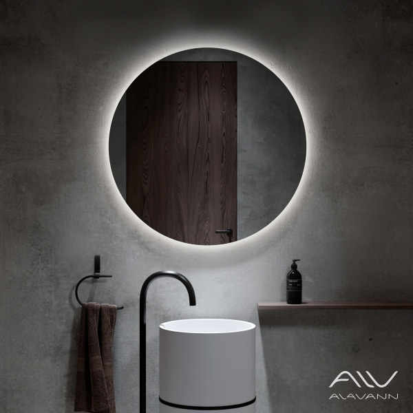 Зеркало Rondo 90 с подсветкой - изображение 1