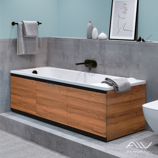 Торцевой экран под ванну МДФ Rita 70 дуб - изображение 4