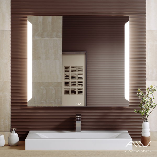 Зеркало Teneri 90 с подсветкой - изображение 1