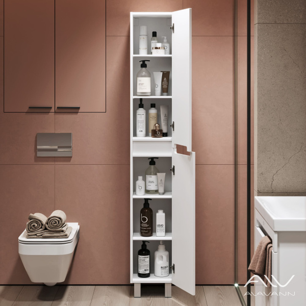 Шкаф-пенал Cosmetic 30 белый - изображение 2