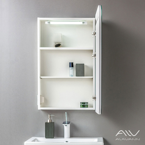 Зеркальный шкаф Alta 55 белый - изображение 3