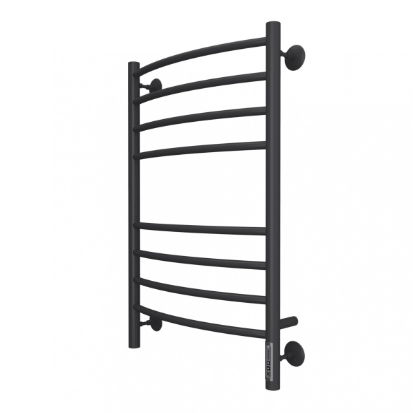 Полотенцесушитель электрический Terminus Классик П8 500x800 матовый чёрный - изображение 1