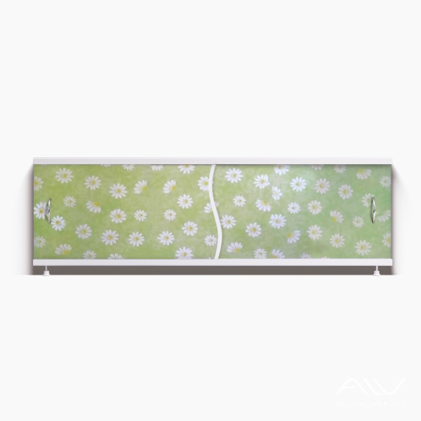 Экран под ванну Премьер 150 ромашки - изображение 1