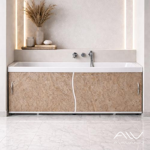 Экран под ванну Elit 150 бежевый камень