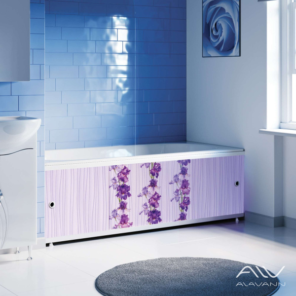 Экран под ванну Оптима Decor 170 ирис - изображение 1