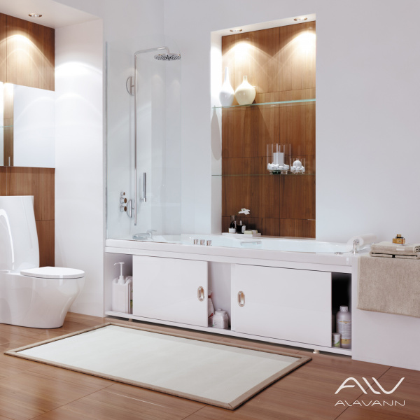 Экран под ванну Still 170 раздвижной МДФ белый - изображение 2