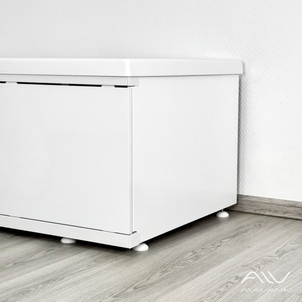 Экран под ванну Crystal 70 см торцевой белый - изображение 2