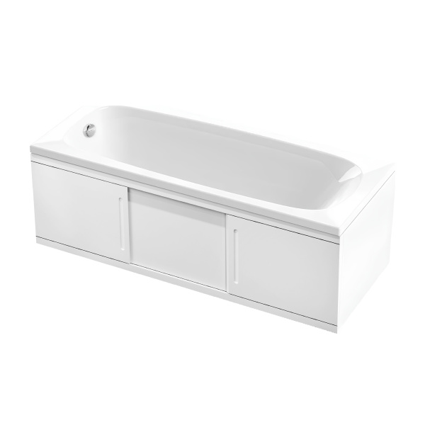 Экран под ванну МДФ Alt Plus 150 белый, раздвижной - изображение 8