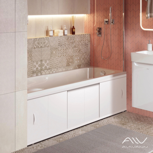 Экран под ванну Elegant Plus 150 белый - изображение 2