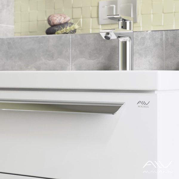 Тумба с раковиной Vanda Lux 60 белая - изображение 4