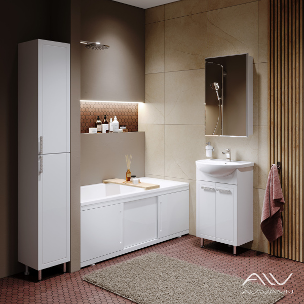 Тумба с раковиной Vittoria 50 белая - изображение 5