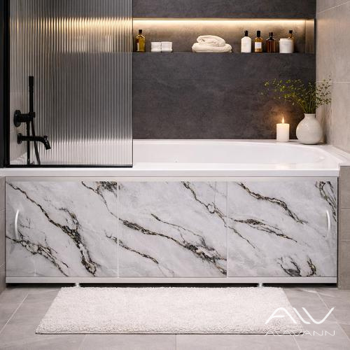 Экран под ванну Elegant 150 мрамор каррара