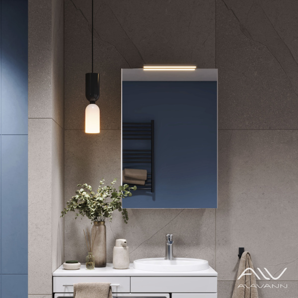 Зеркальный шкаф Cosmetic 55 с приближением - изображение 5