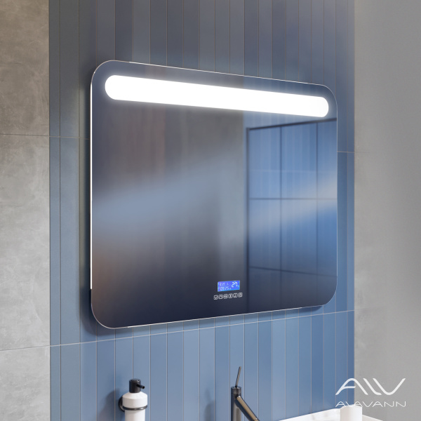 Тумба с раковиной Berta 105 и зеркало largo music 100 - изображение 5