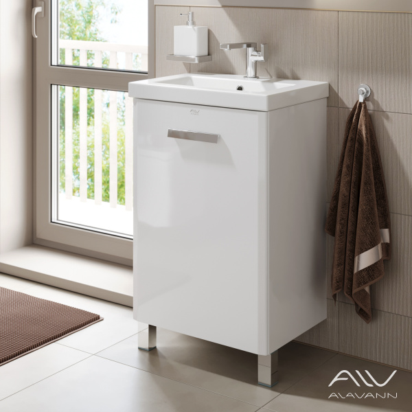 Тумба с раковиной Dorn 50 белая - изображение 3