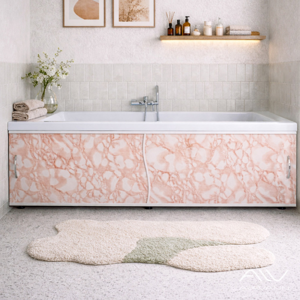 Экран под ванну Elit 150 кремовый мрамор - изображение 1