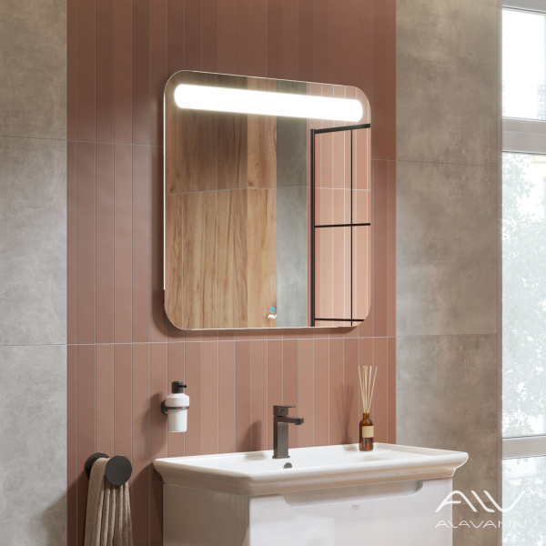 Зеркало Largo 80 с подсветкой - изображение 2