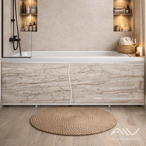 Экран под ванну Elit 150 бежевый сланец