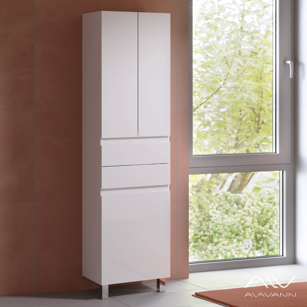 Шкаф-пенал Univers 50 белый - изображение 1