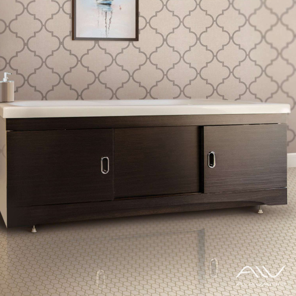 Экран под ванну МДФ раздвижной 160 см венге - изображение 1