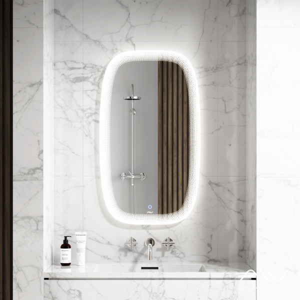 Зеркало Matrix Lux 90 с подсветкой - изображение 1