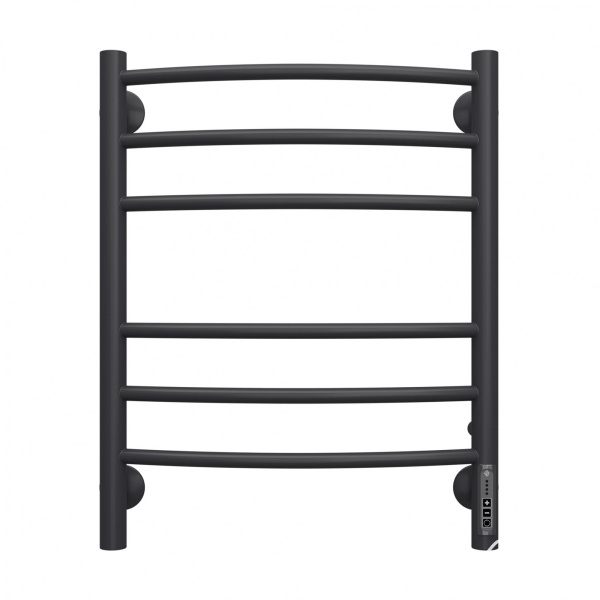 Полотенцесушитель электрический Terminus Классик П6 450х600 КС 9005 чёрный матовый - изображение 2