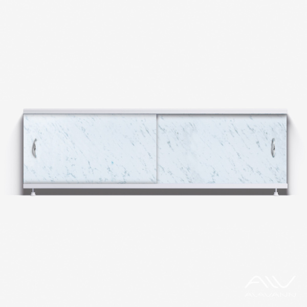 Экран под ванну Классик 150 серые облака - изображение 1