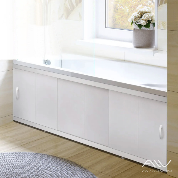 Экран под ванну Elegant 150 белый - изображение 1