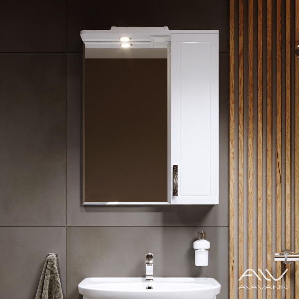 Зеркало-шкаф Vittoria 60 белый - изображение 3