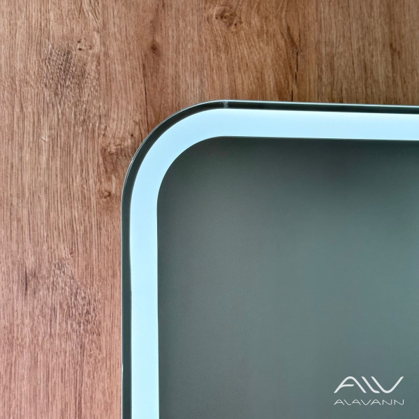 Зеркало-шкаф Косметик Лайт Плюс 60x80 с подсветкой и сменой цвета, часами и подогревом - изображение 9