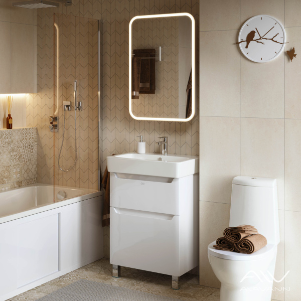 Тумба Lana 60 с умывальником Нео  - изображение 6