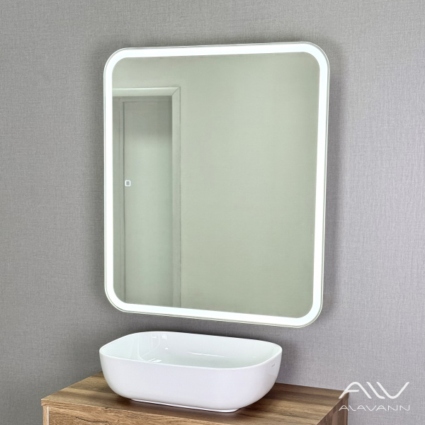 Зеркальный шкаф Cosmetic Light 70 с подсветкой и приближением - изображение 7