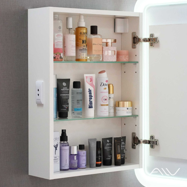 Зеркальный шкаф Cosmetic Light 60 с подсветкой и приближением - изображение 3