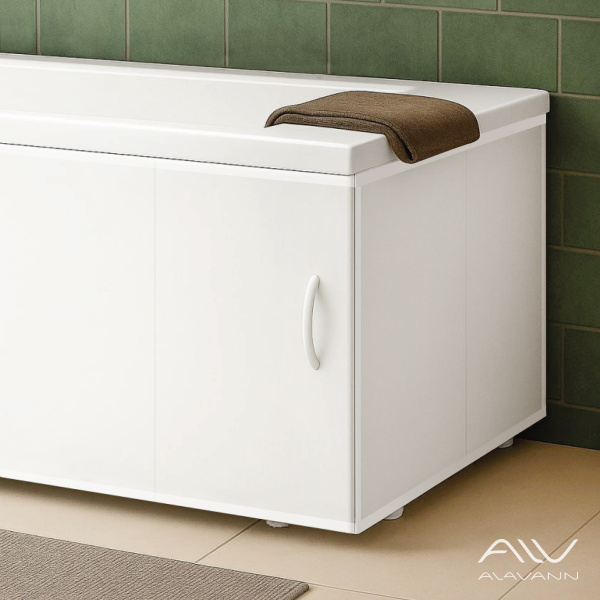 Экран под ванну торцевой Respect 75 см белый - изображение 1